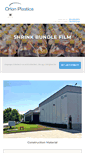 Mobile Screenshot of orionplastics.net